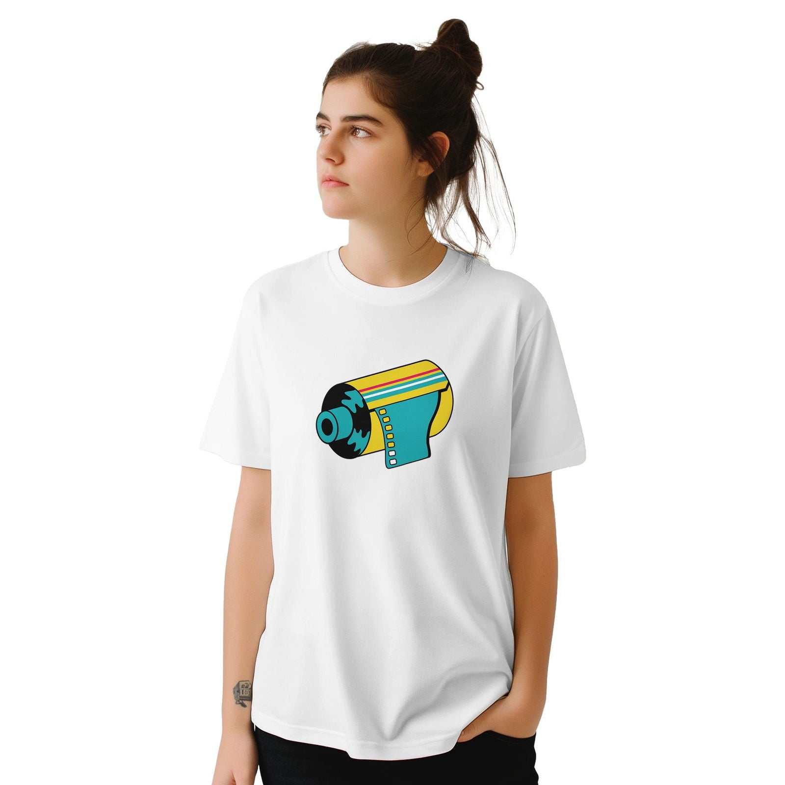 Retro Foto rolletje | T-Shirt Unisex - Tshirt-Fabriek.nl