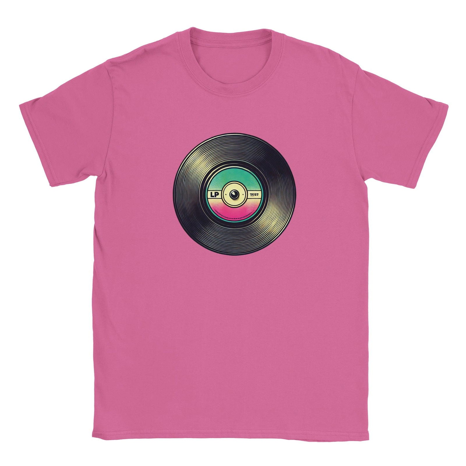 Retro LP plaat | T-Shirt Unisex - Tshirt-Fabriek.nl