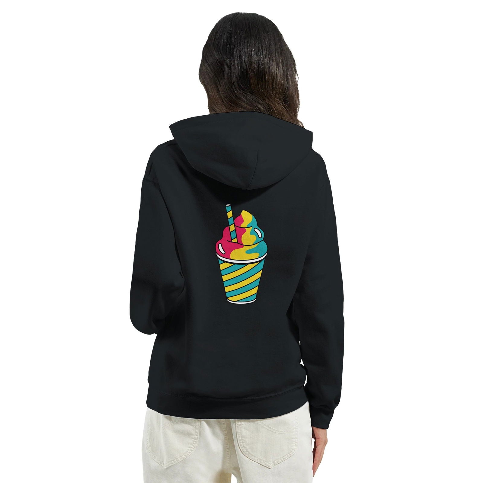 Retro Milkshake | Hoodie Unisex - Tshirt-Fabriek.nl