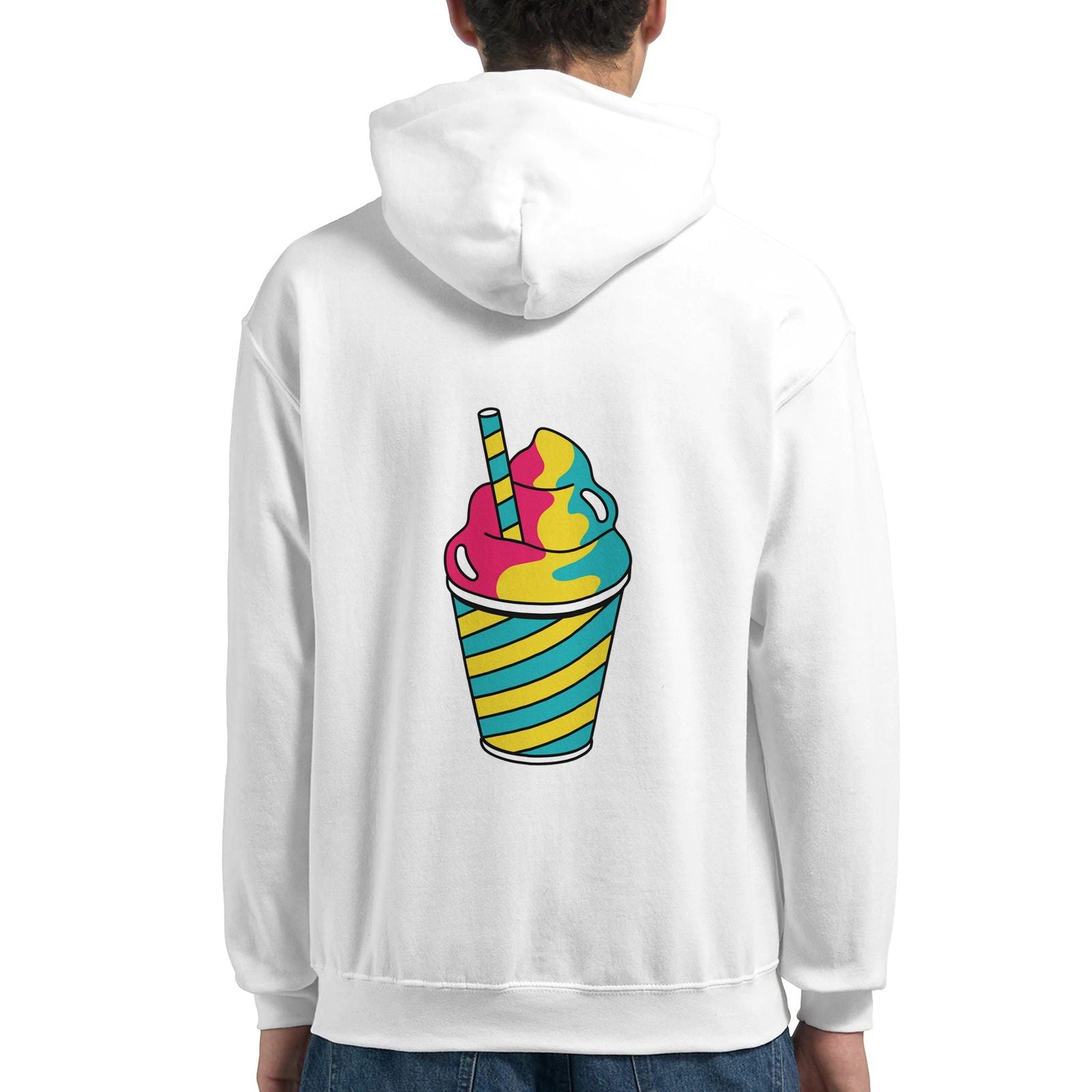 Retro Milkshake | Hoodie Unisex - Tshirt-Fabriek.nl