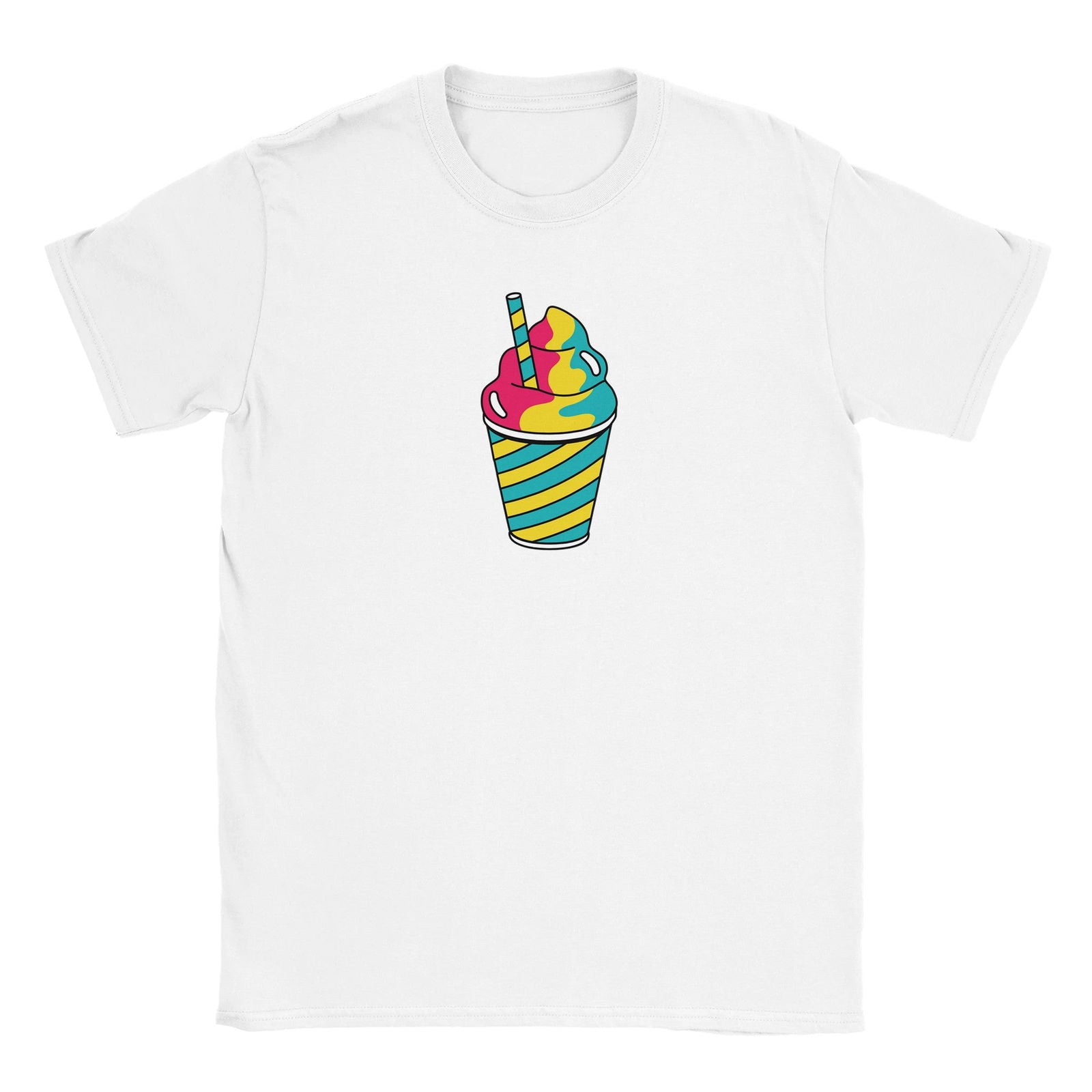 Retro Milkshake | T-Shirt Unisex - Tshirt-Fabriek.nl