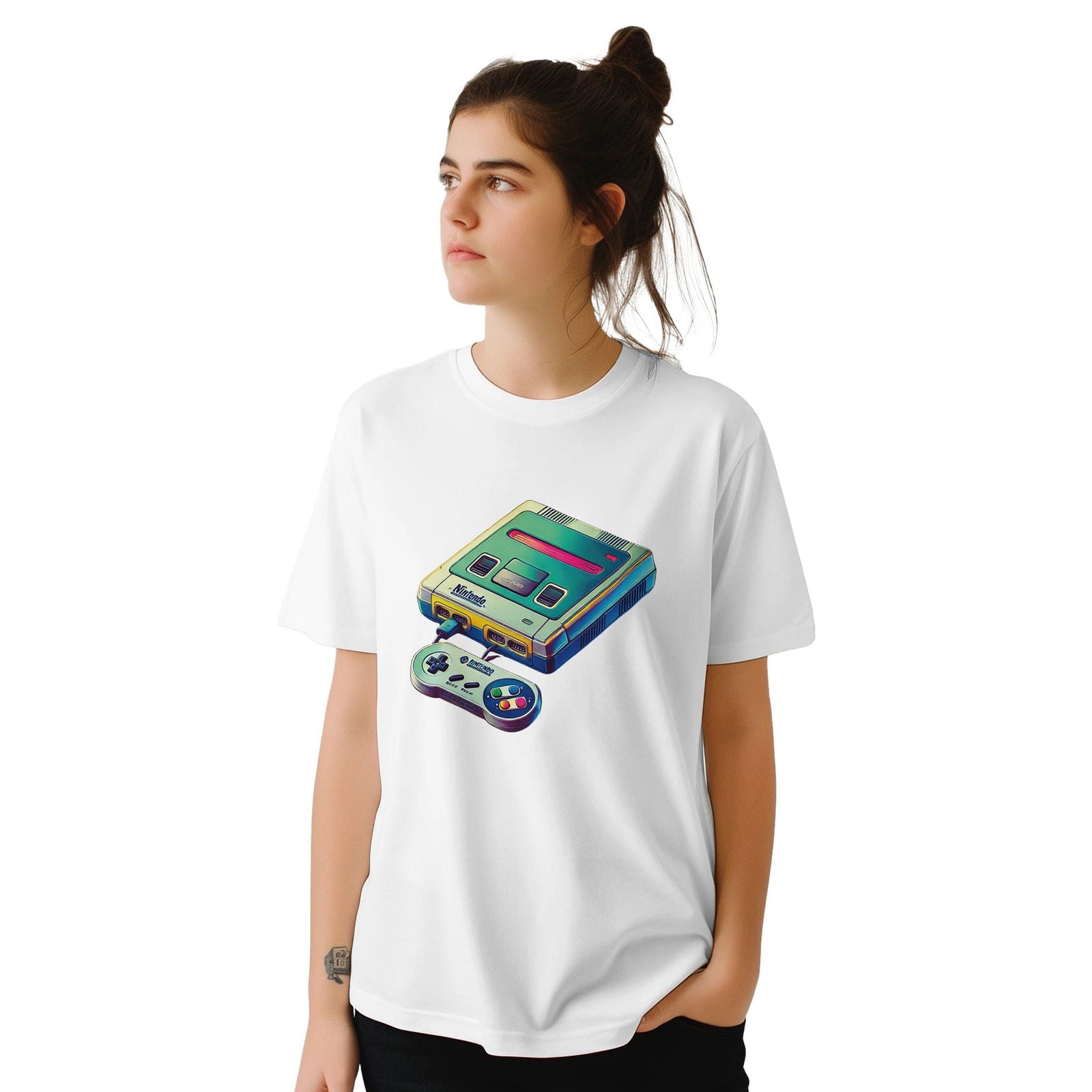 Retro Nintendo 32-bit | T-Shirt Unisex - Tshirt-Fabriek.nl