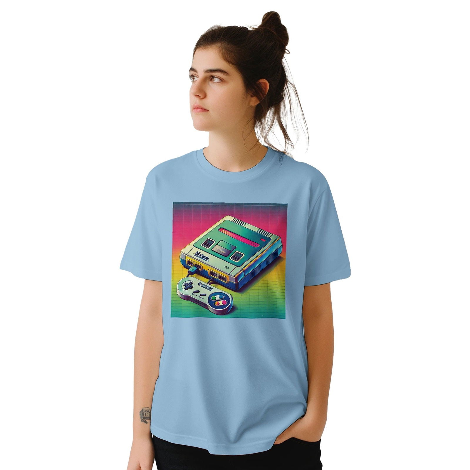 Retro Nintendo 32-bit | T-Shirt Unisex - Tshirt-Fabriek.nl