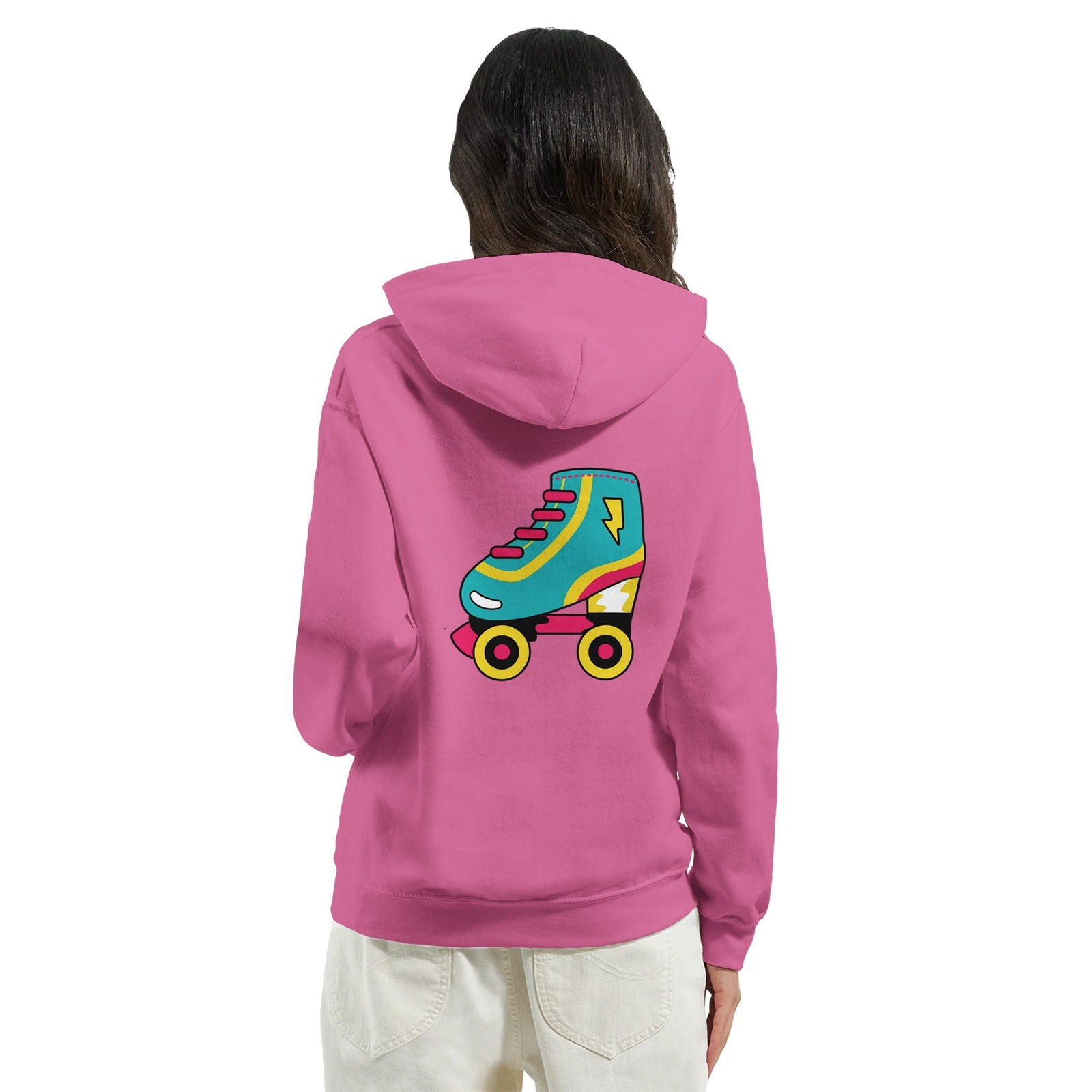 Retro Roller Skate | Hoodie Unisex - Tshirt-Fabriek.nl