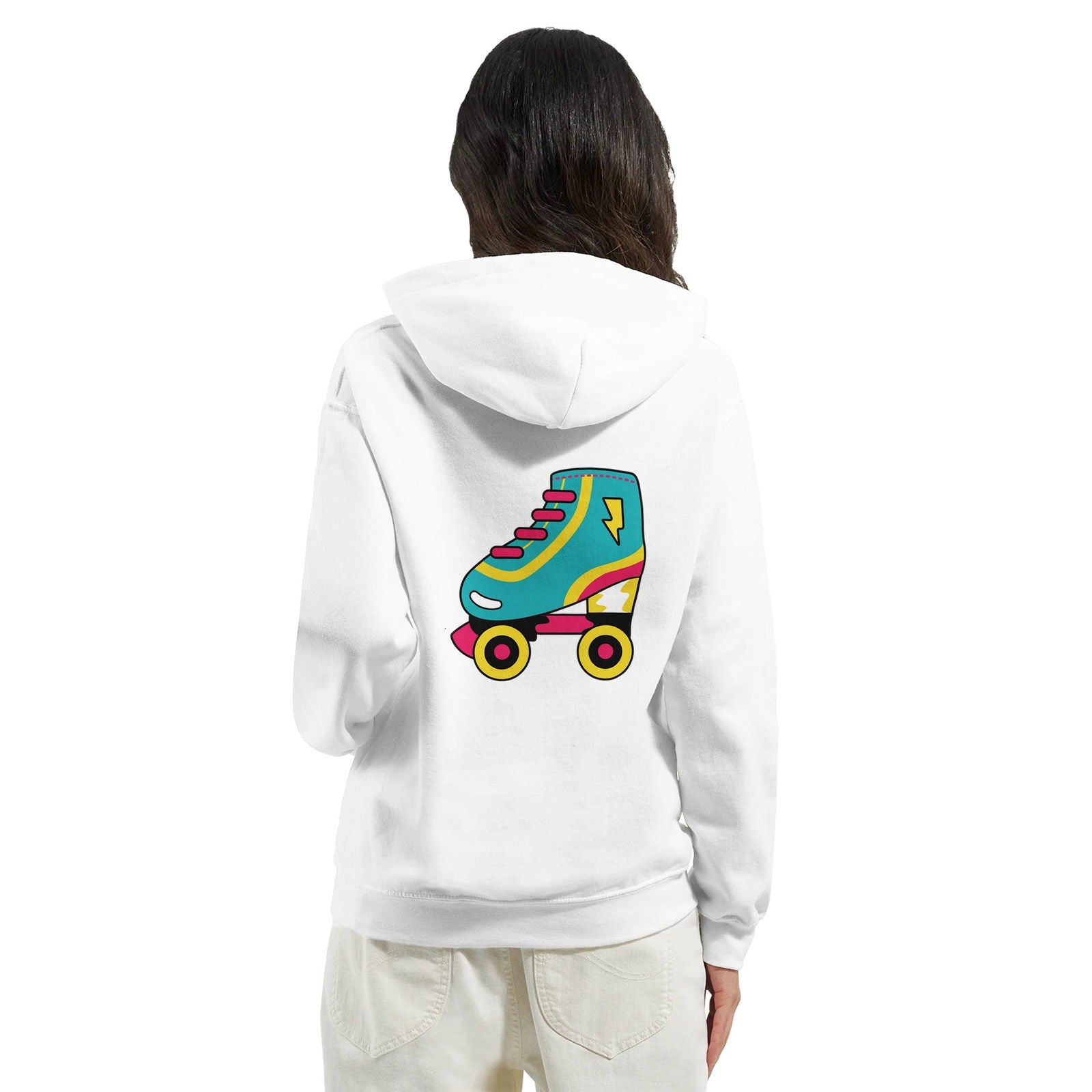 Retro Roller Skate | Hoodie Unisex - Tshirt-Fabriek.nl