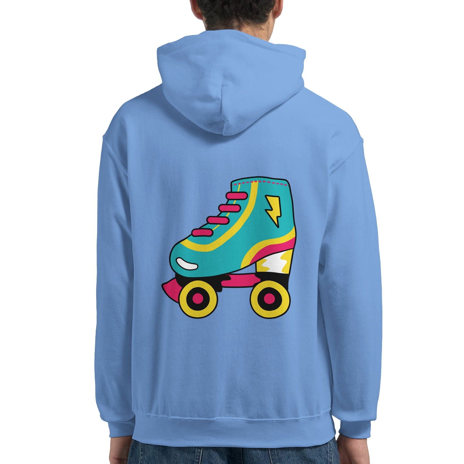 Retro Roller Skate | Hoodie Unisex - Tshirt-Fabriek.nl