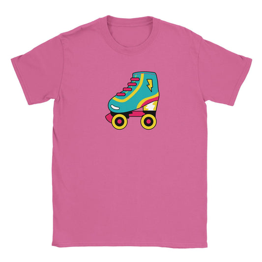 Retro Roller skate | T-Shirt Unisex - Tshirt-Fabriek.nl