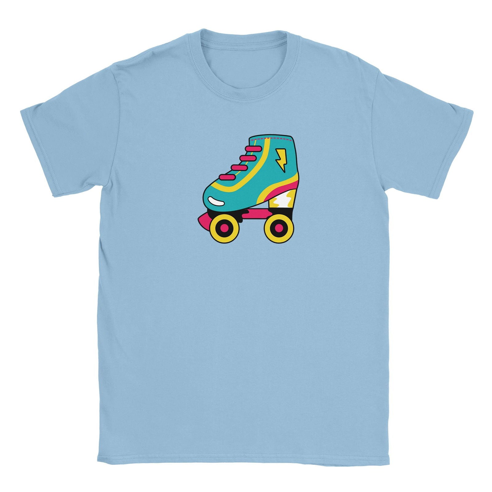 Retro Roller skate | T-Shirt Unisex - Tshirt-Fabriek.nl