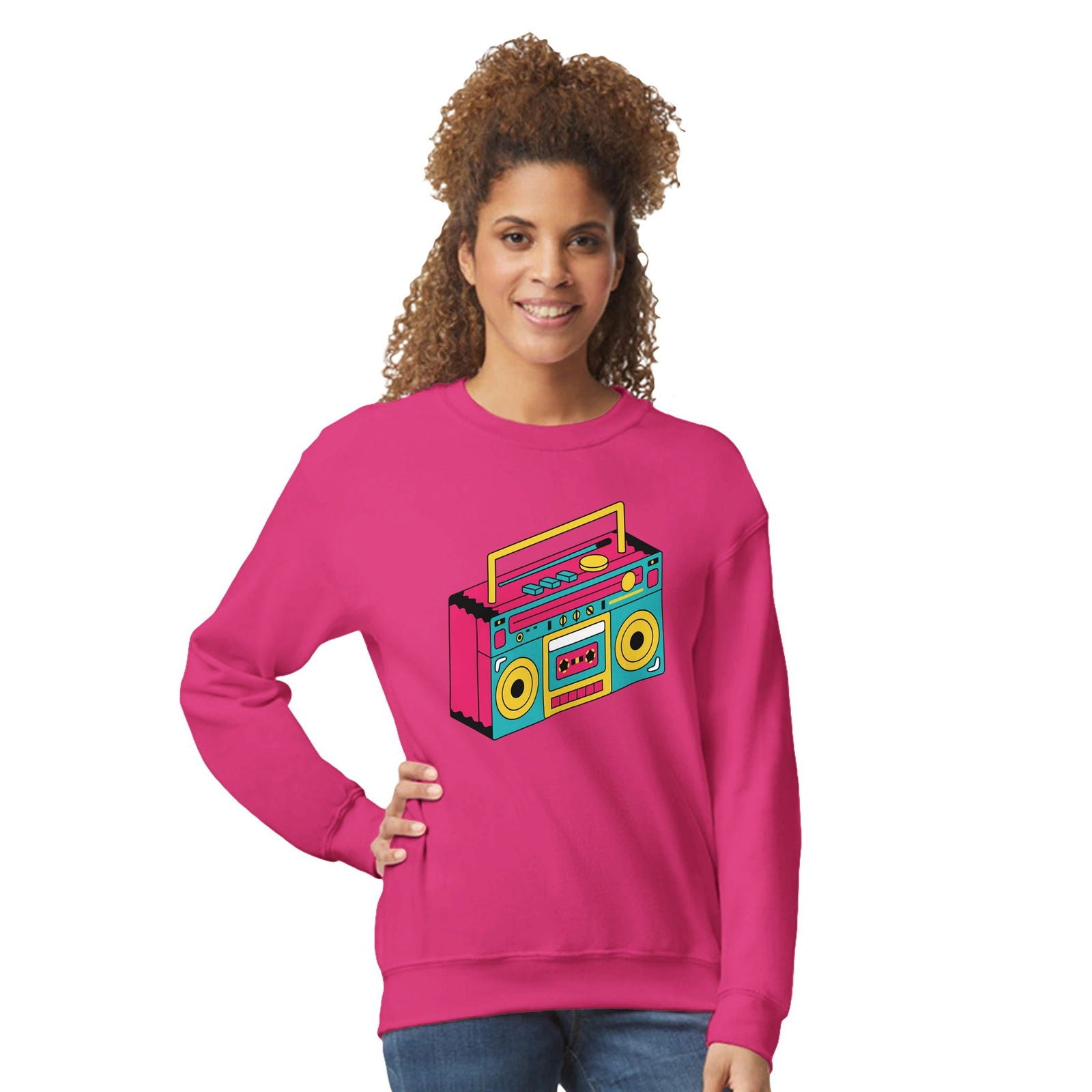 Retro Stereo | Trui Unisex - Tshirt-Fabriek.nl