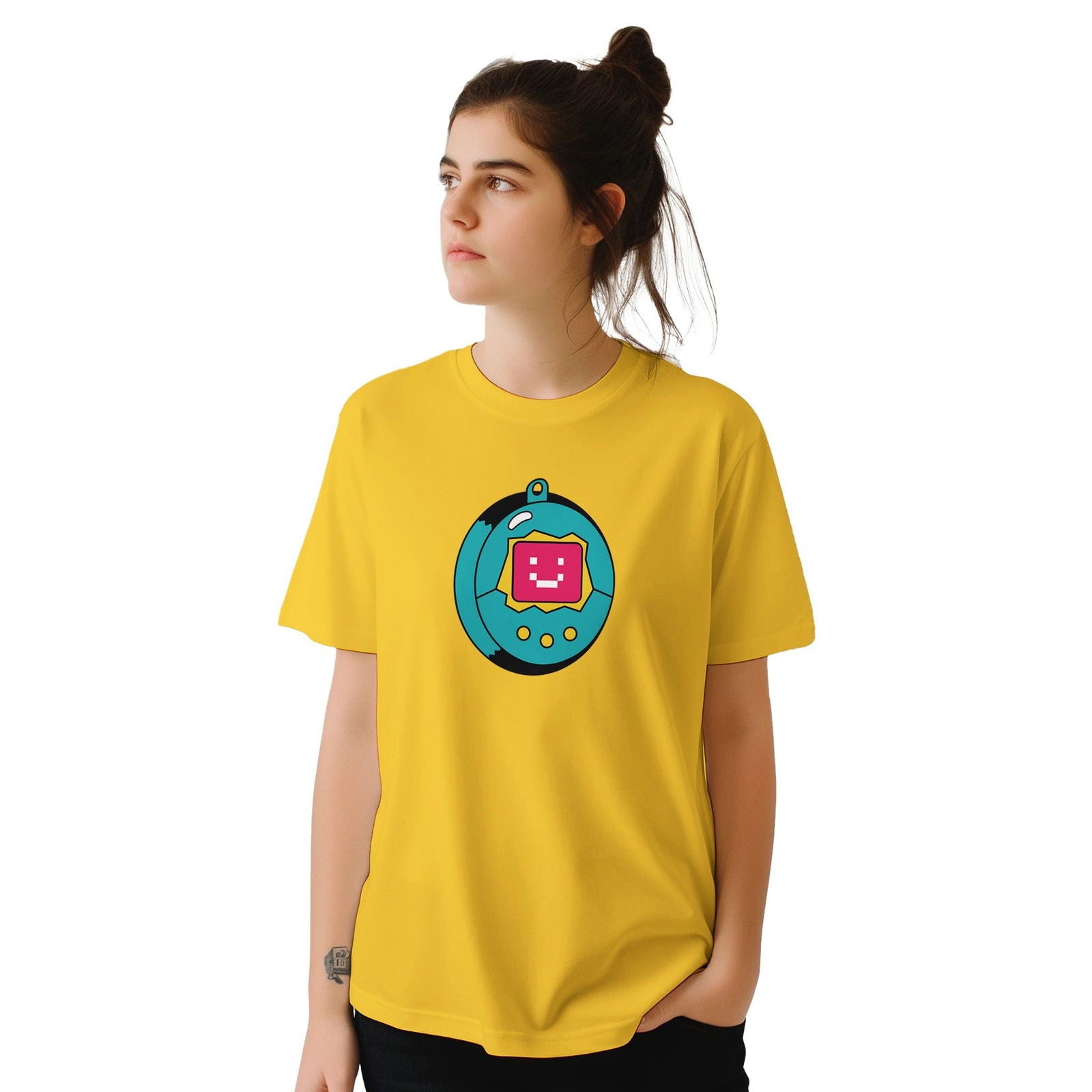 Retro Tamagotchi | T-Shirt Unisex - Tshirt-Fabriek.nl