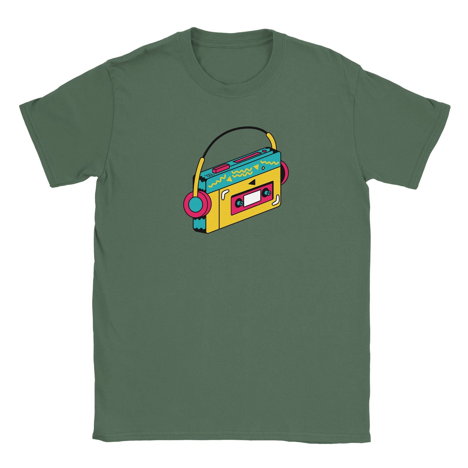 Retro Walkman | T-Shirt Unisex - Tshirt-Fabriek.nl