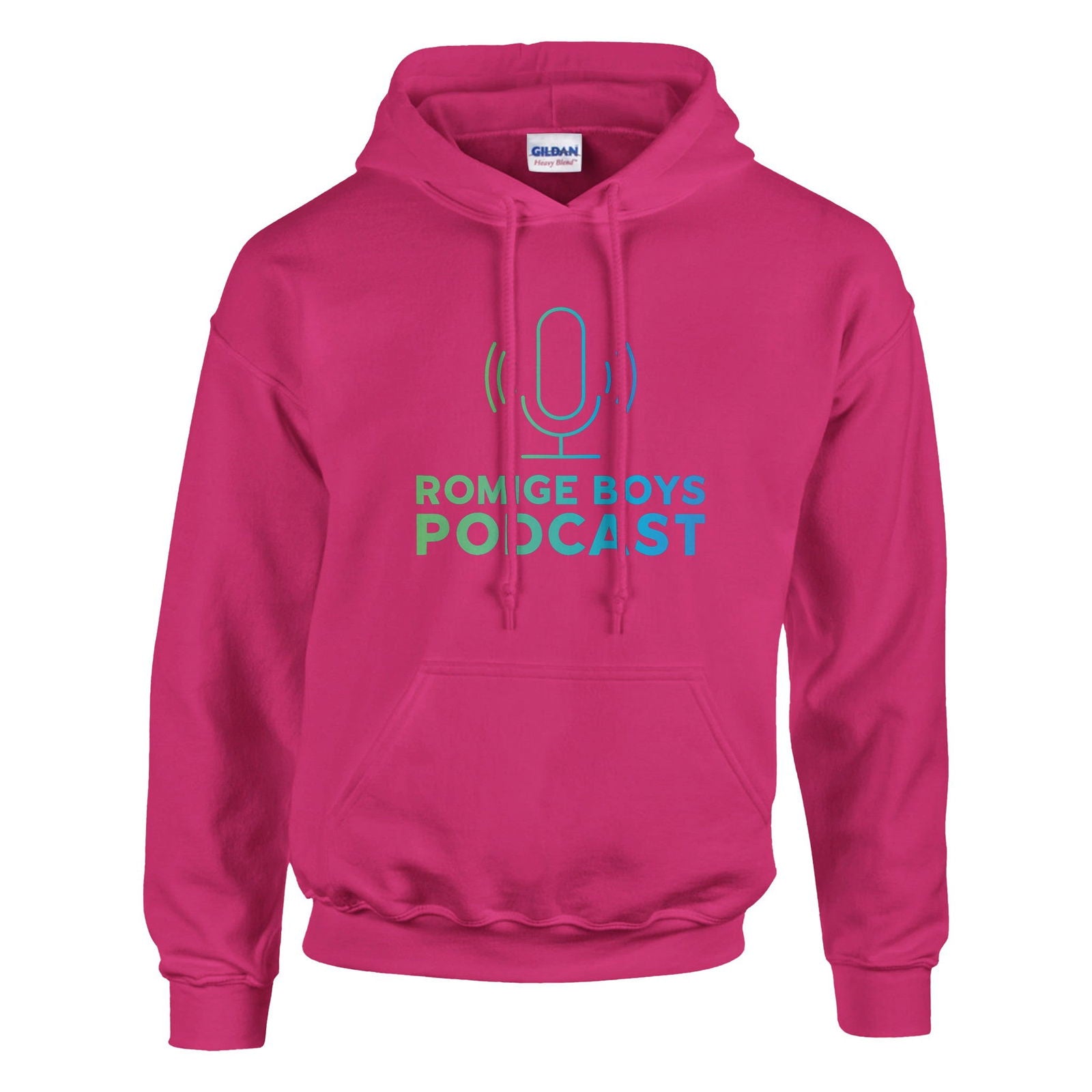 Romige Boys Podcast | Hoodie Unisex - Tshirt-Fabriek.nl