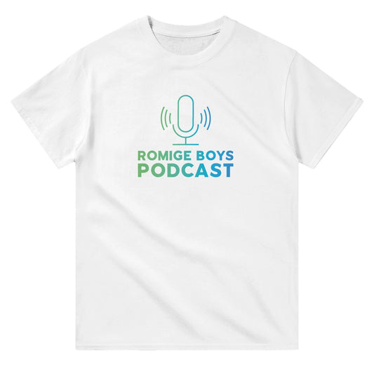 Romige Boys Podcast | T-shirt Unisex - Tshirt-Fabriek.nl