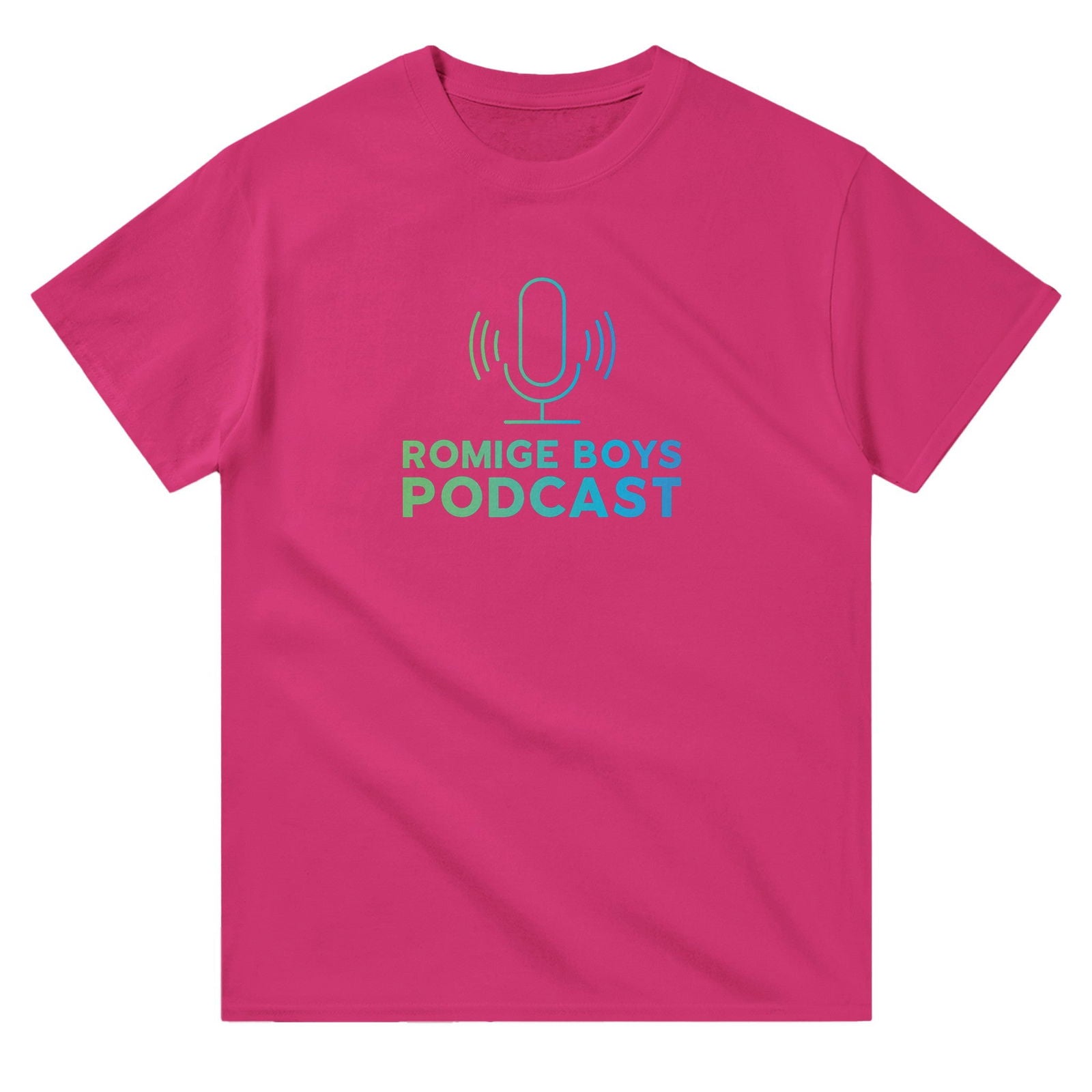 Romige Boys Podcast | T-shirt Unisex - Tshirt-Fabriek.nl