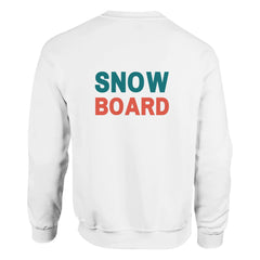 Snow Board oranje | Trui Unisex