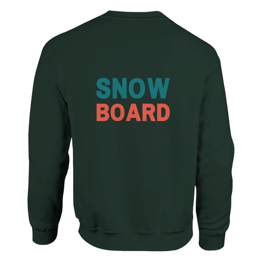 Snow Board oranje | Trui Unisex - Tshirt-Fabriek.nl