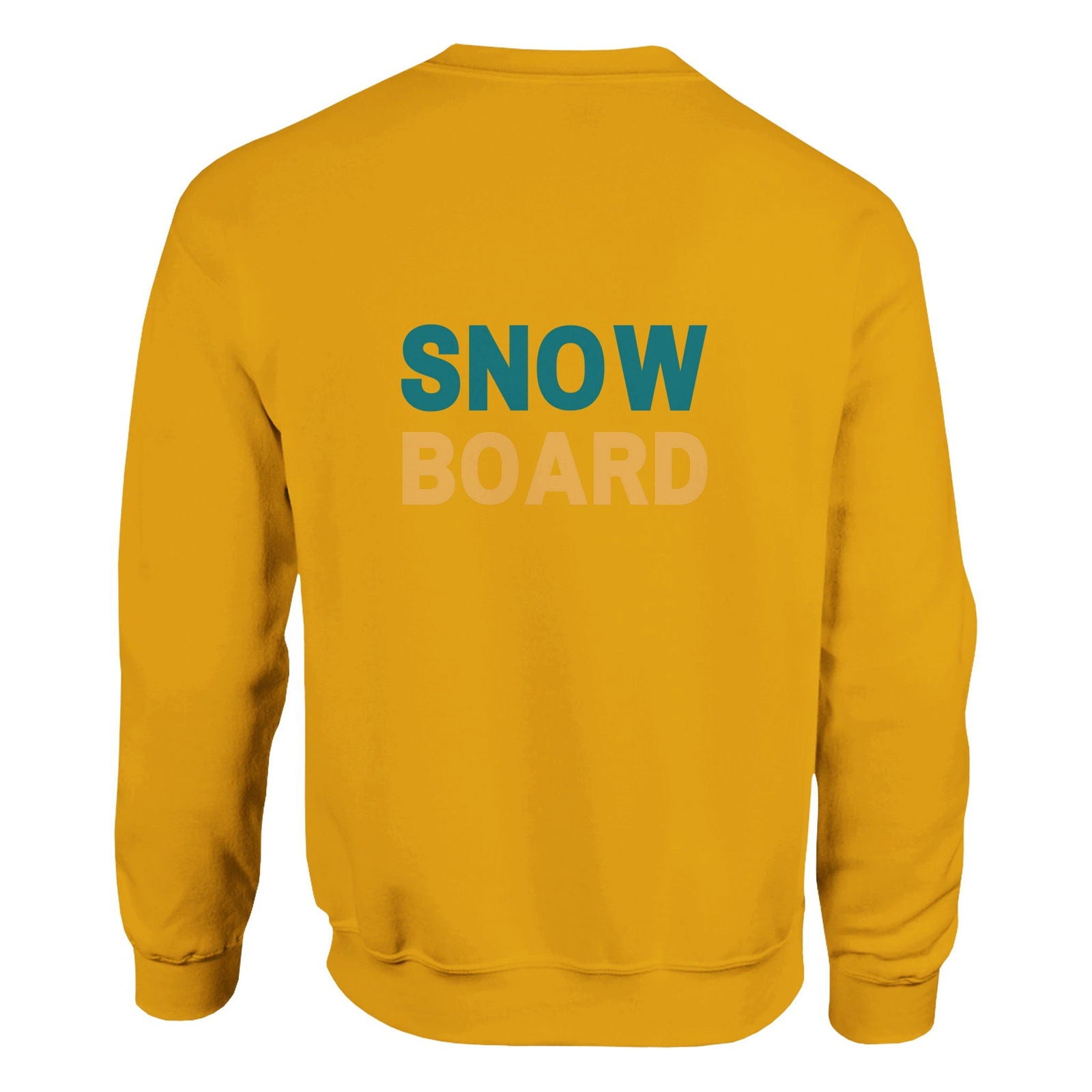 Snow Board yellow | Trui Unisex - Tshirt-Fabriek.nl