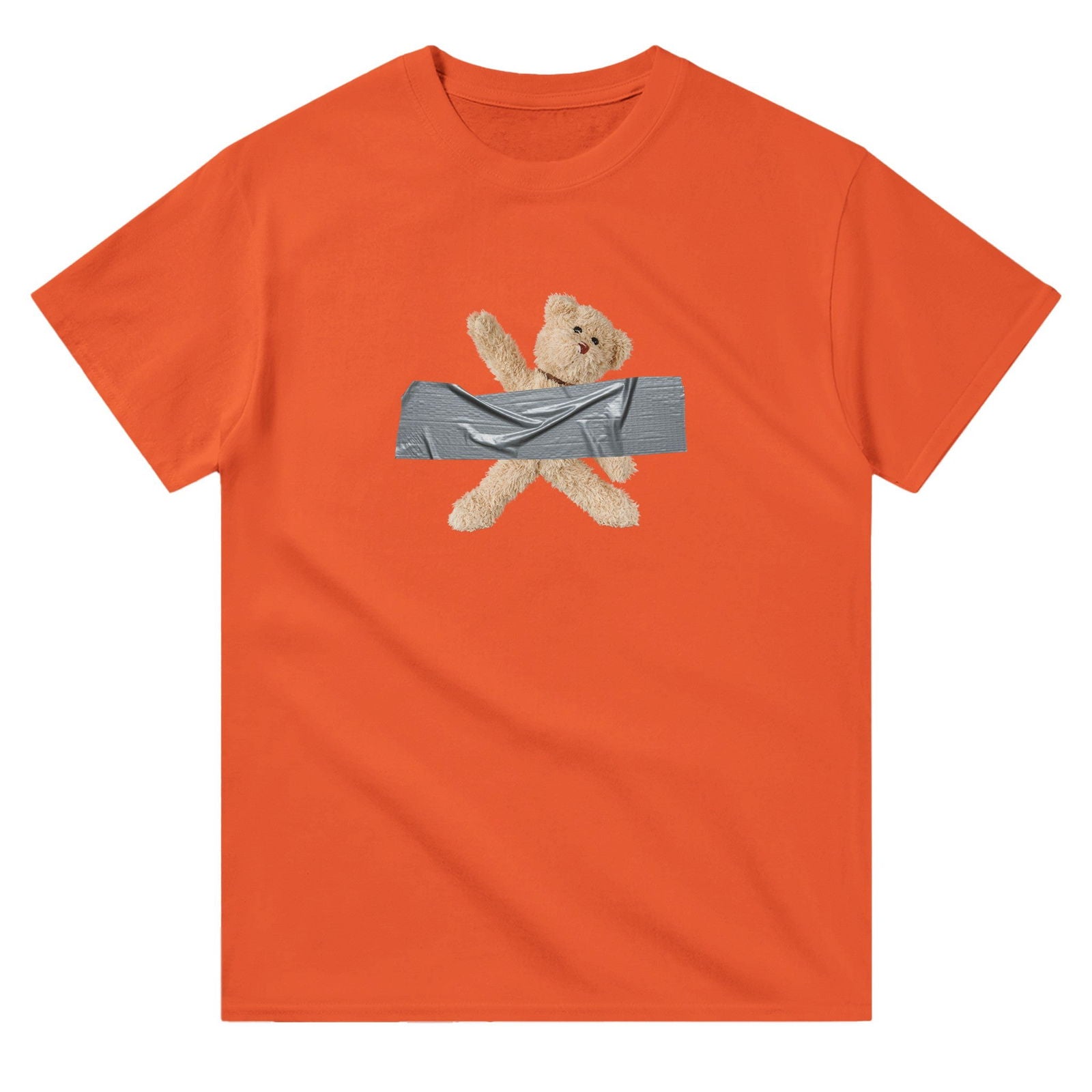 T-shirt Unisex | Ductaped teddybear - Tshirt-Fabriek.nl