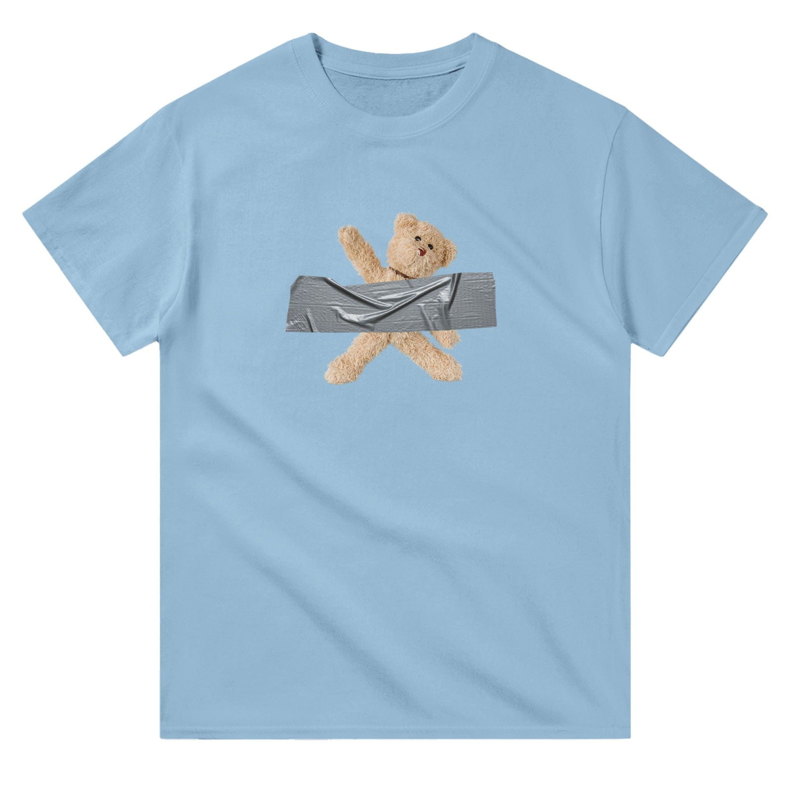 T-shirt Unisex | Ductaped teddybear - Tshirt-Fabriek.nl