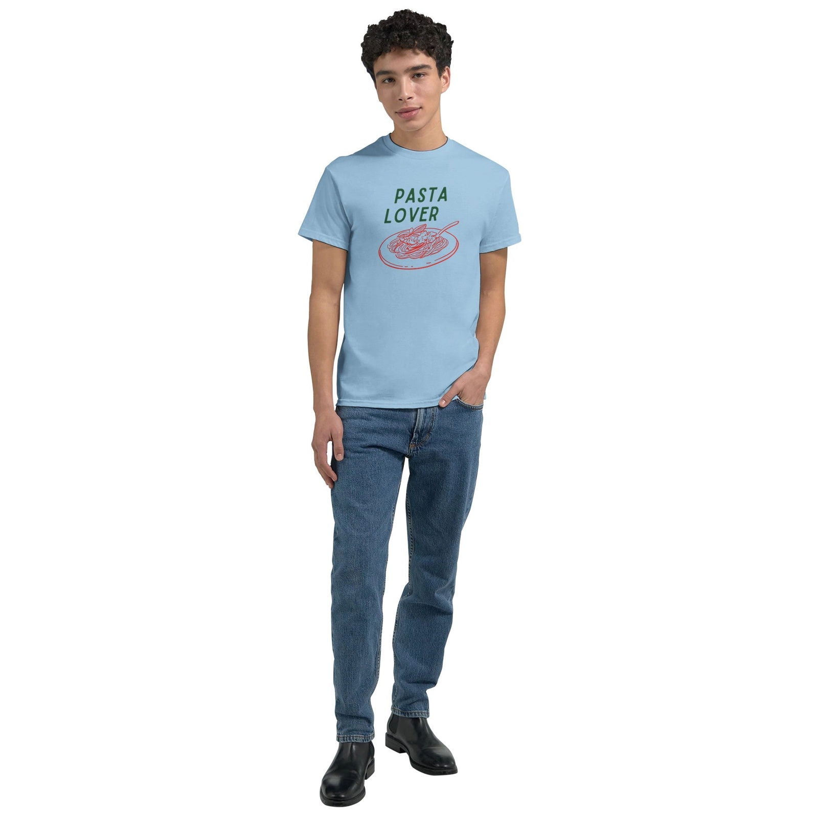 T-shirt Unisex | Pasta Lover - Tshirt-Fabriek.nl