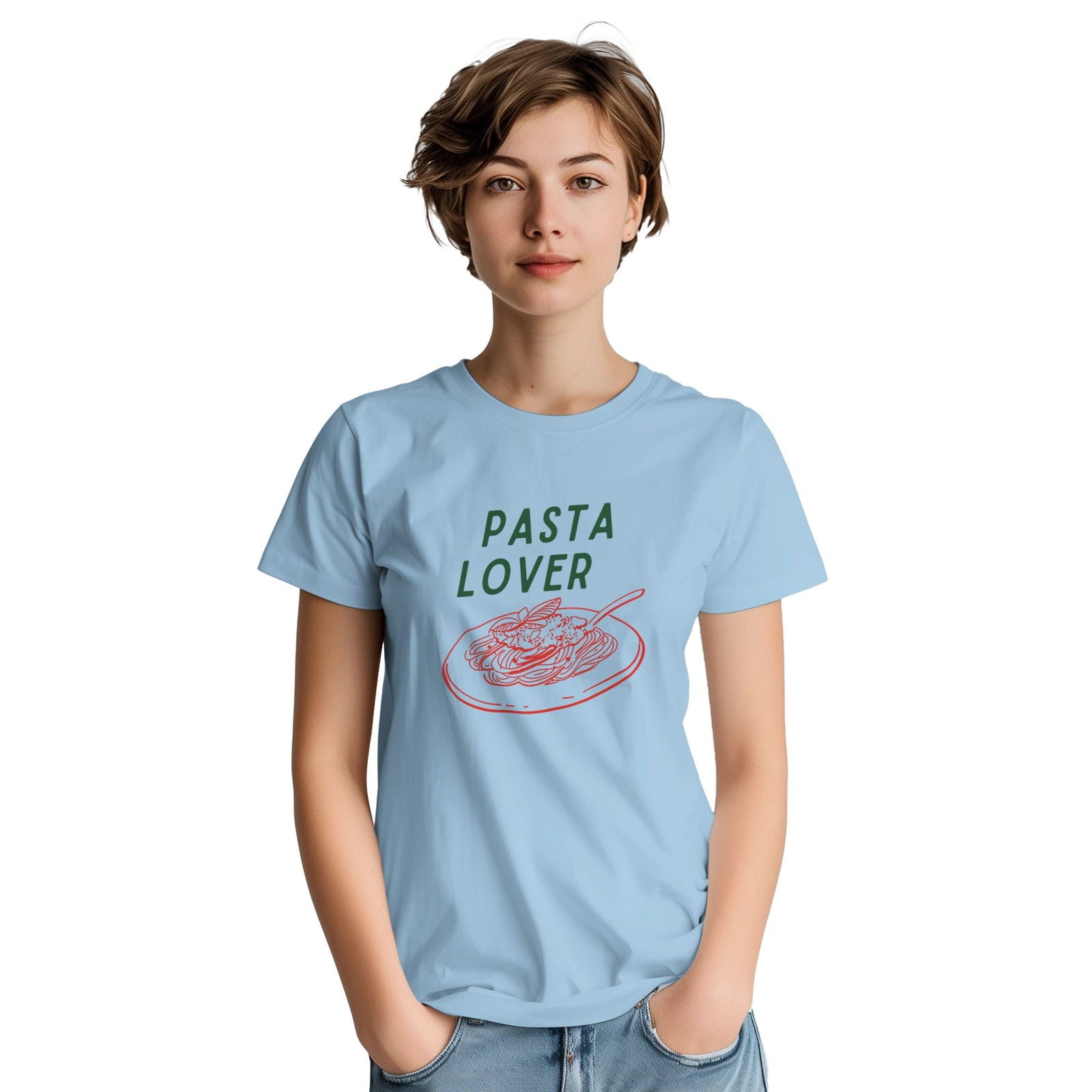 T-shirt Unisex | Pasta Lover - Tshirt-Fabriek.nl