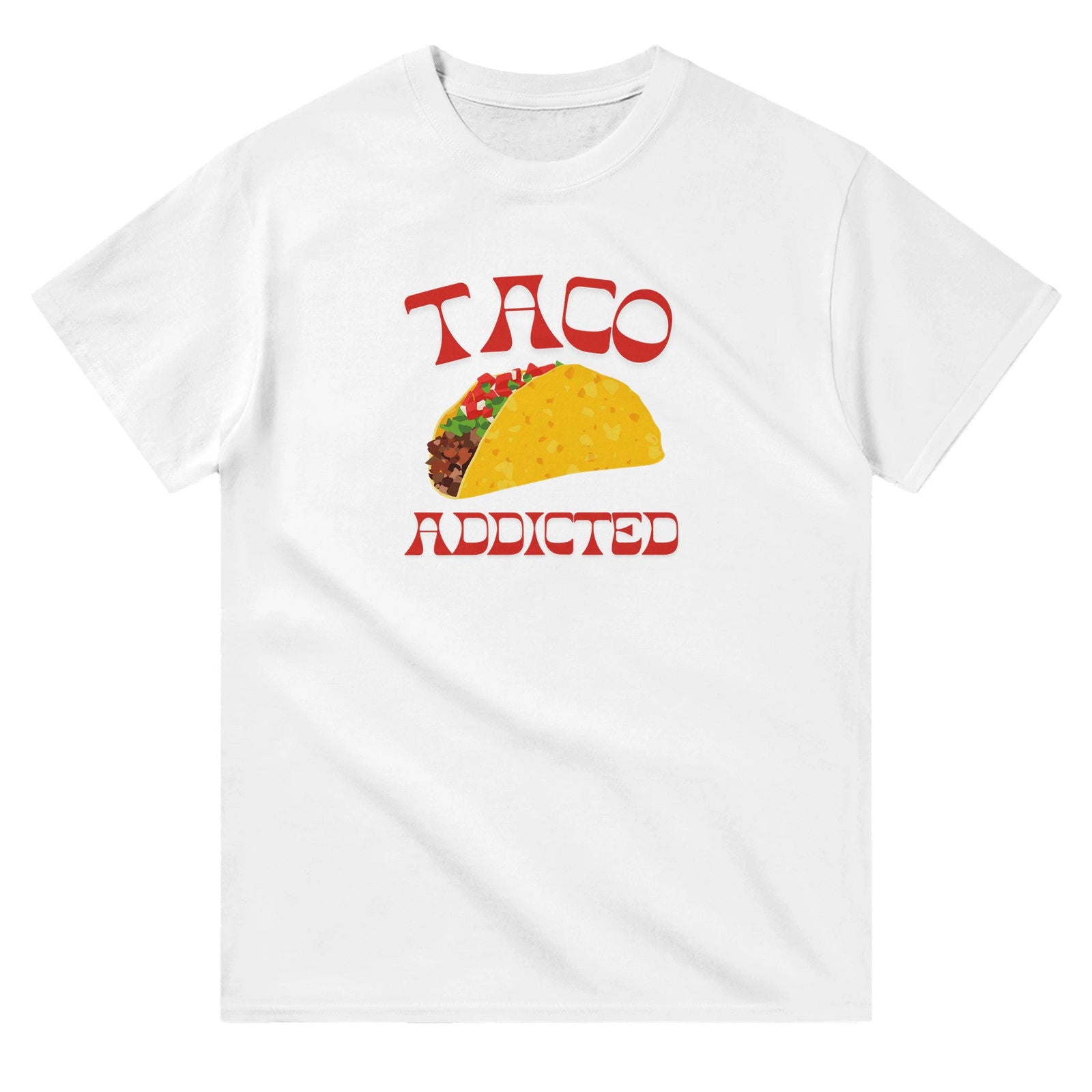 T-shirt Unisex | Taco Addicted - Tshirt-Fabriek.nl