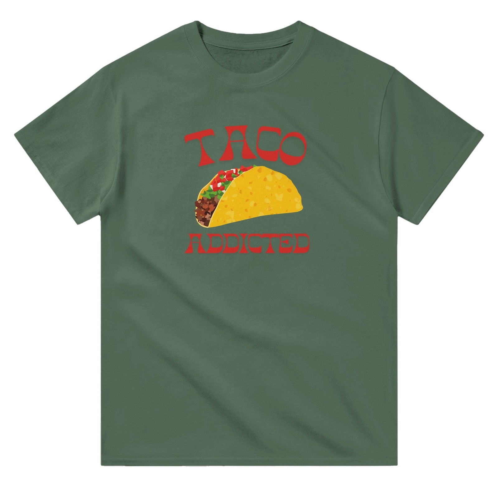 T-shirt Unisex | Taco Addicted - Tshirt-Fabriek.nl