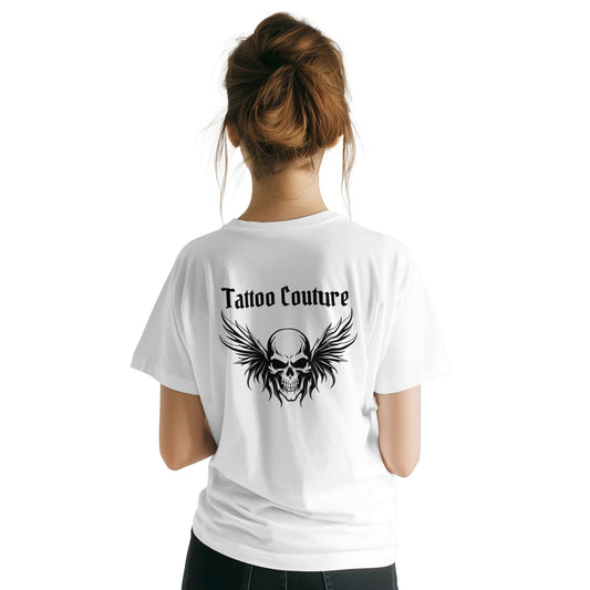 Tattoo Couture Wings Skull | T-Shirt Unisex - Tshirt-Fabriek.nl