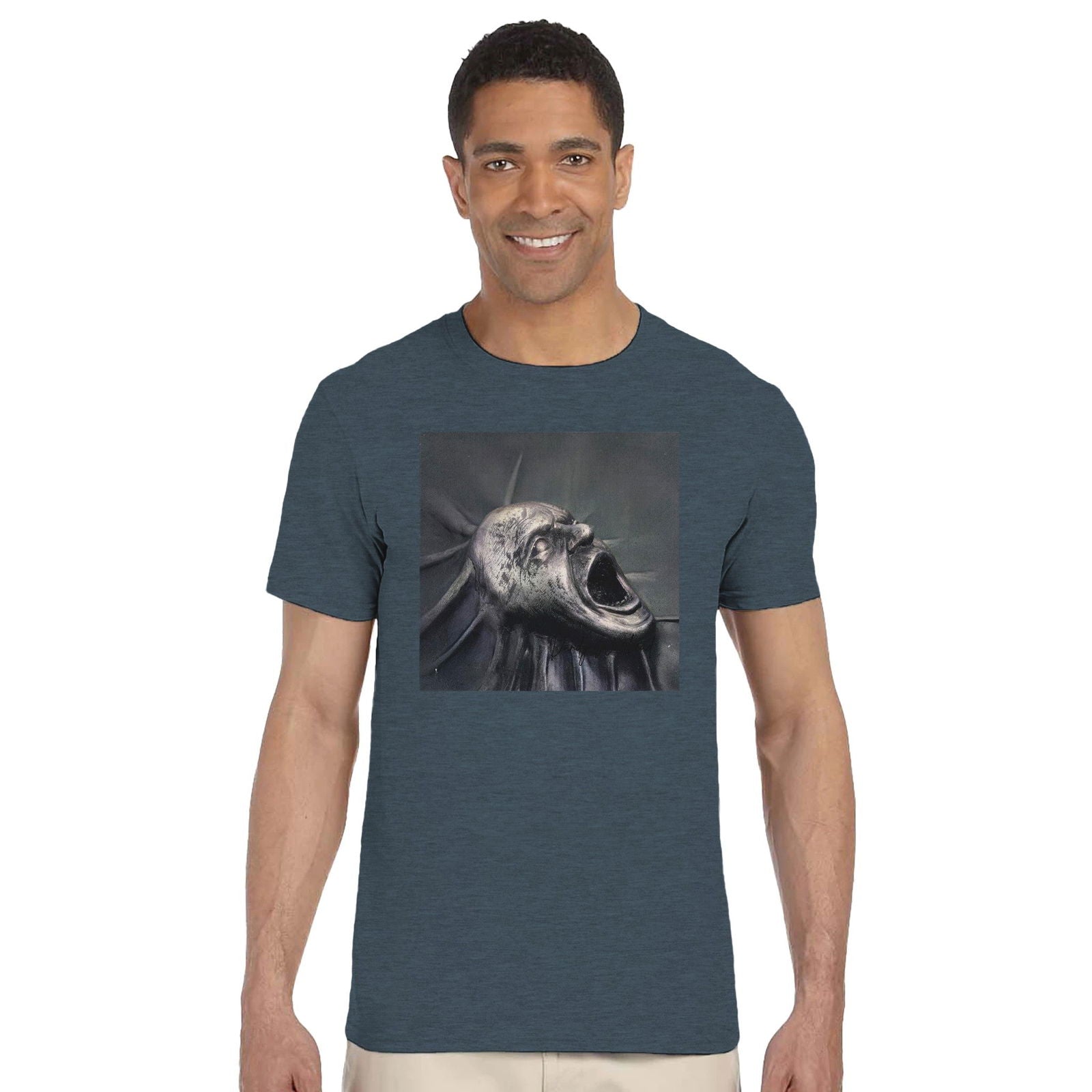 The Scream | T-shirt Unisex - Tshirt-Fabriek.nl