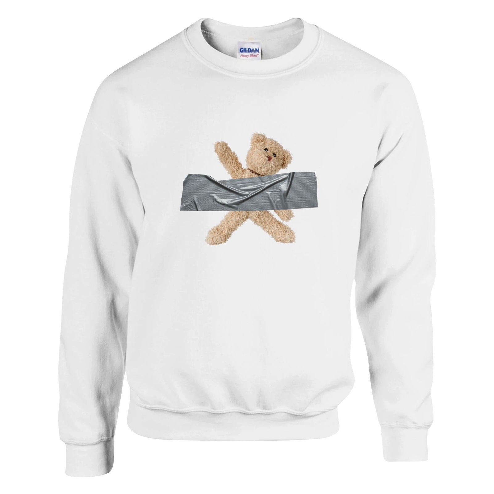 Trui Unisex | Ductaped teddy bear - Tshirt-Fabriek.nl