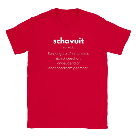 Woordenboek - Schavuit | T-Shirt Unisex - Tshirt-Fabriek.nl