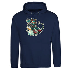 Skiing Cat - Premium Hoodie