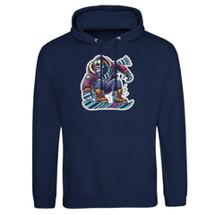 Snowboarding Gorilla - Premium Hoodie